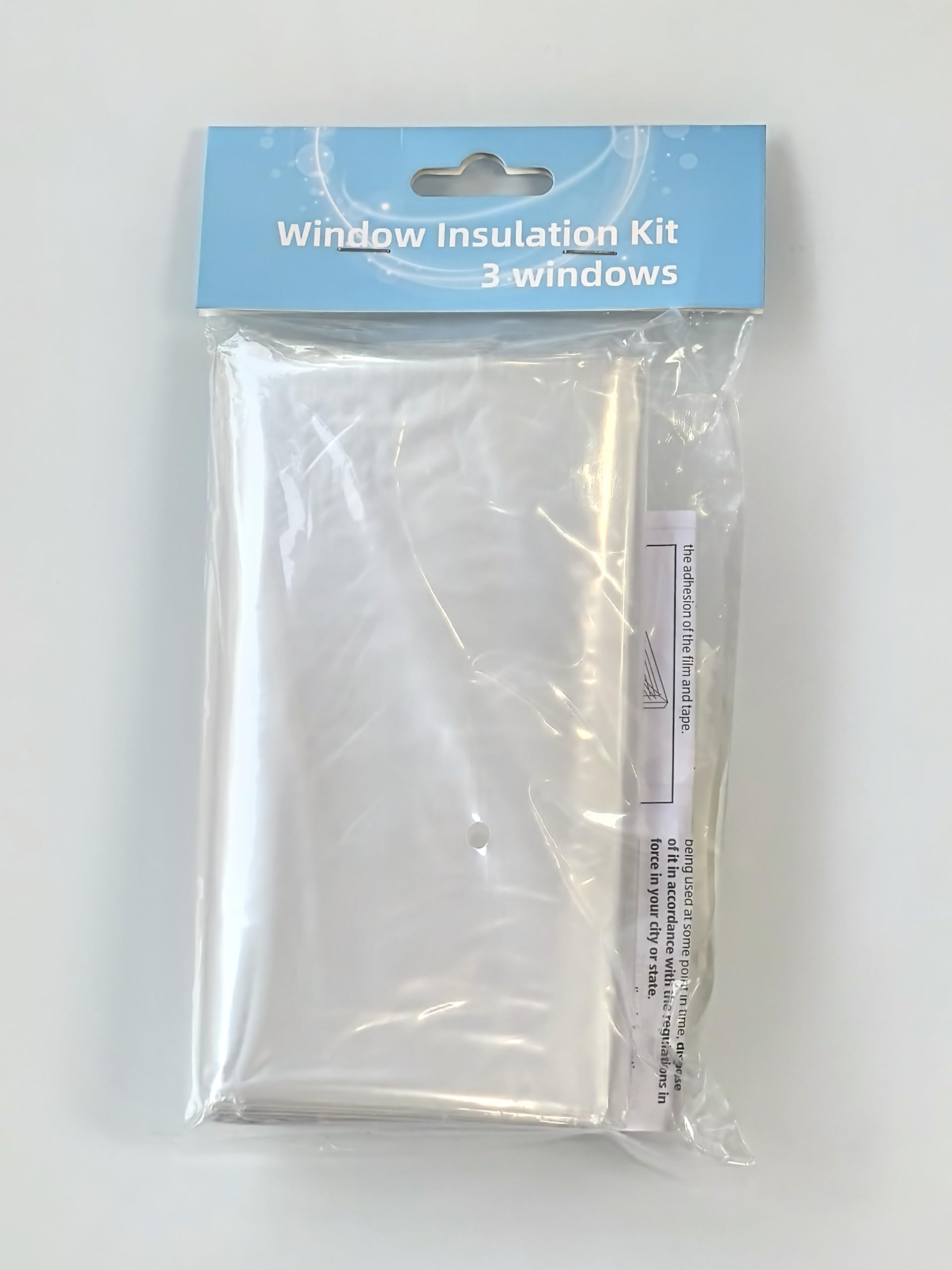 EDVENA Indoor Crystal Clear Shrink Film Home Insulator Window Kit (1 Patio Door, 84" x 110", 0.75 MIL)