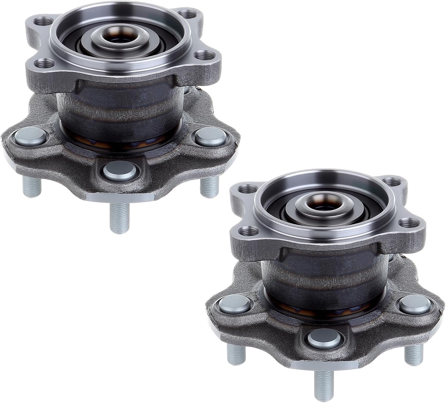 ECCPP Pair of 2 512201 Rear Wheel Hub Bearing Assembly fit for 2002-2006 Nissan Altima 2004-2008 Nissan Maxima 2004-2009 Nissan Quest 5 Lug w/ABS Left and Right
