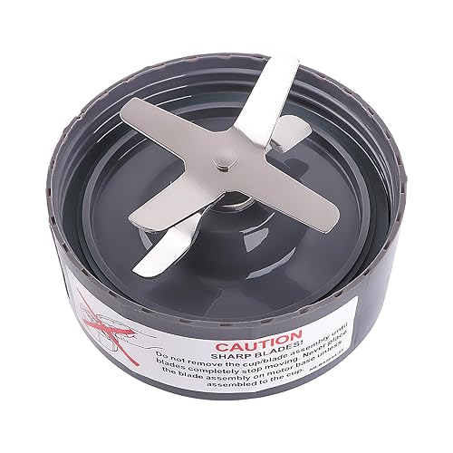 Miniatura 4 de PODCAY Cuchilla extractora de repuesto, apta para la serie NutriBullet de 600 W900 W Pro, con una junta de goma de silicona adicional, junta tórica