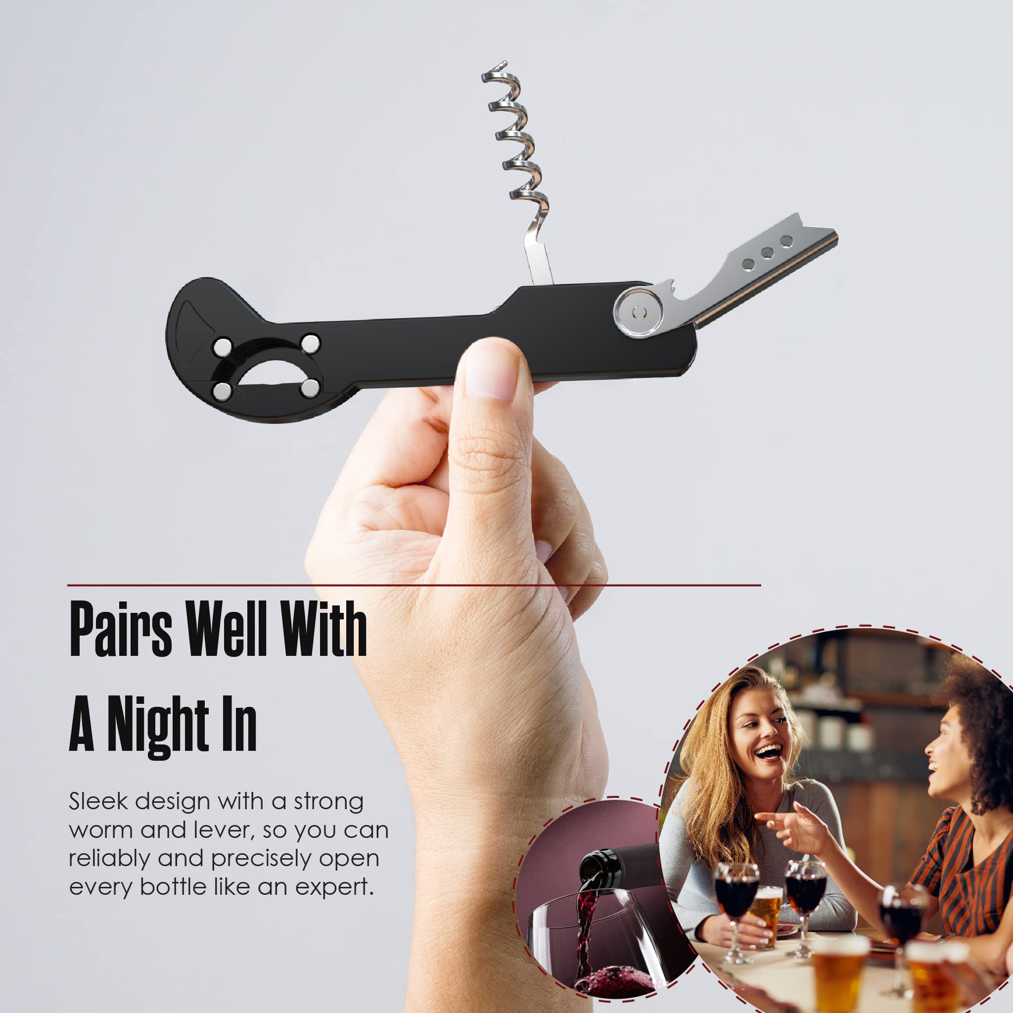 Wine Opener - Restaurant Quality Corkscrew -6