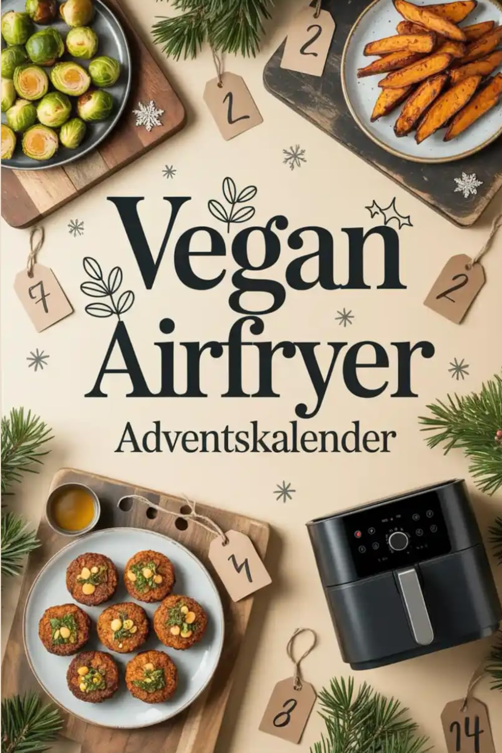 Vegan Airfryer Adventskalender: 24 festliche, vegane Airfryer-Rezepte für eine gesunde und köstliche Adventszeit