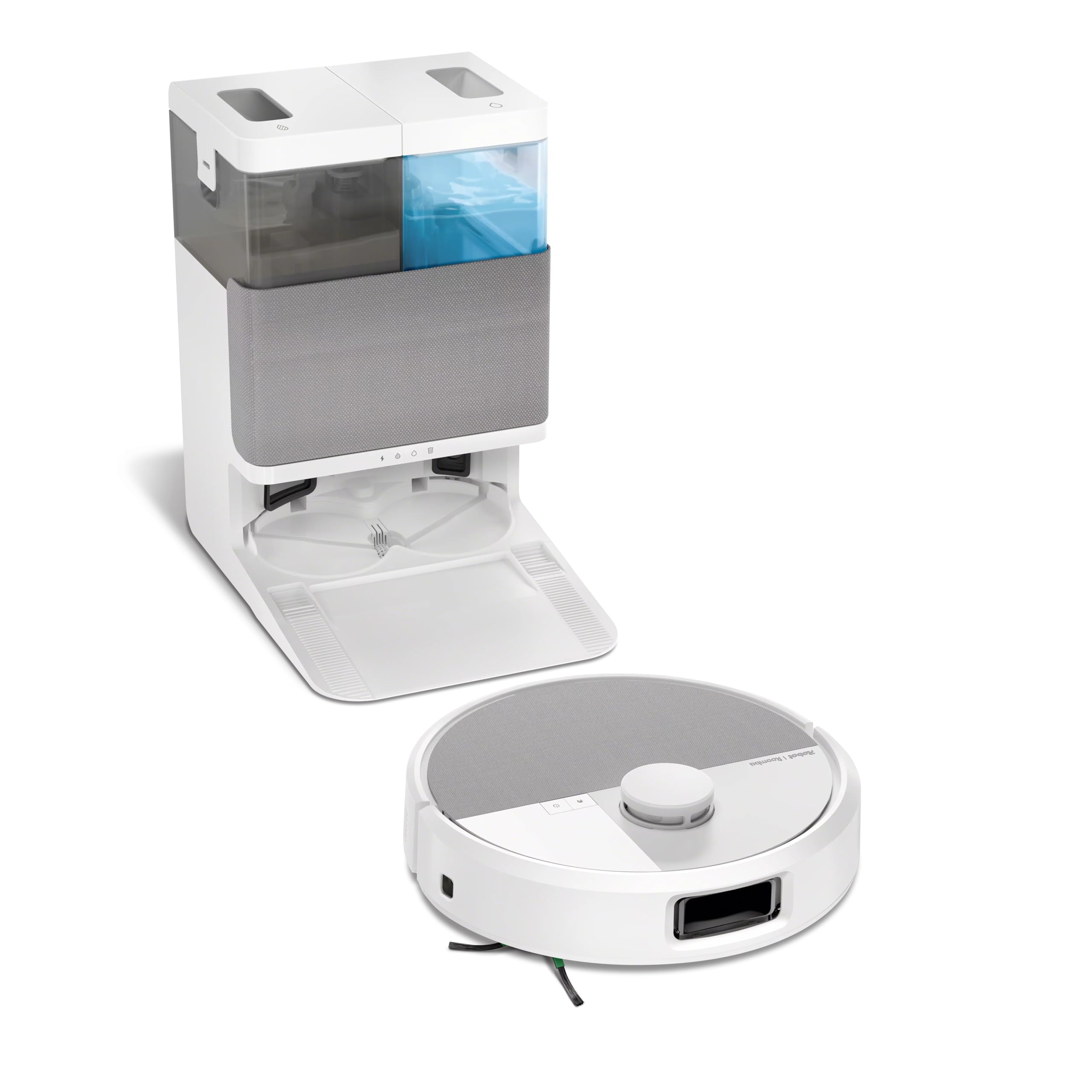 Irobot White Roomba® 505 Combo + Autowash Dock Robot Vacuum Cleaner With Mop Function