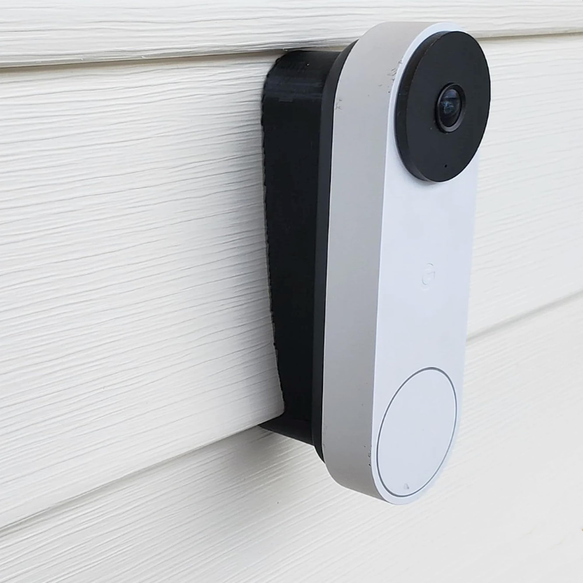 Photo 1 of Vinyl Siding Doorbell Mount Angle Adjustment Compatible with Google Nest Doorbell (Wired, 2nd & 3rd Gen) – Not Compatible with Nest Doorbell Battery (4" Standard Vinyl Siding Only)