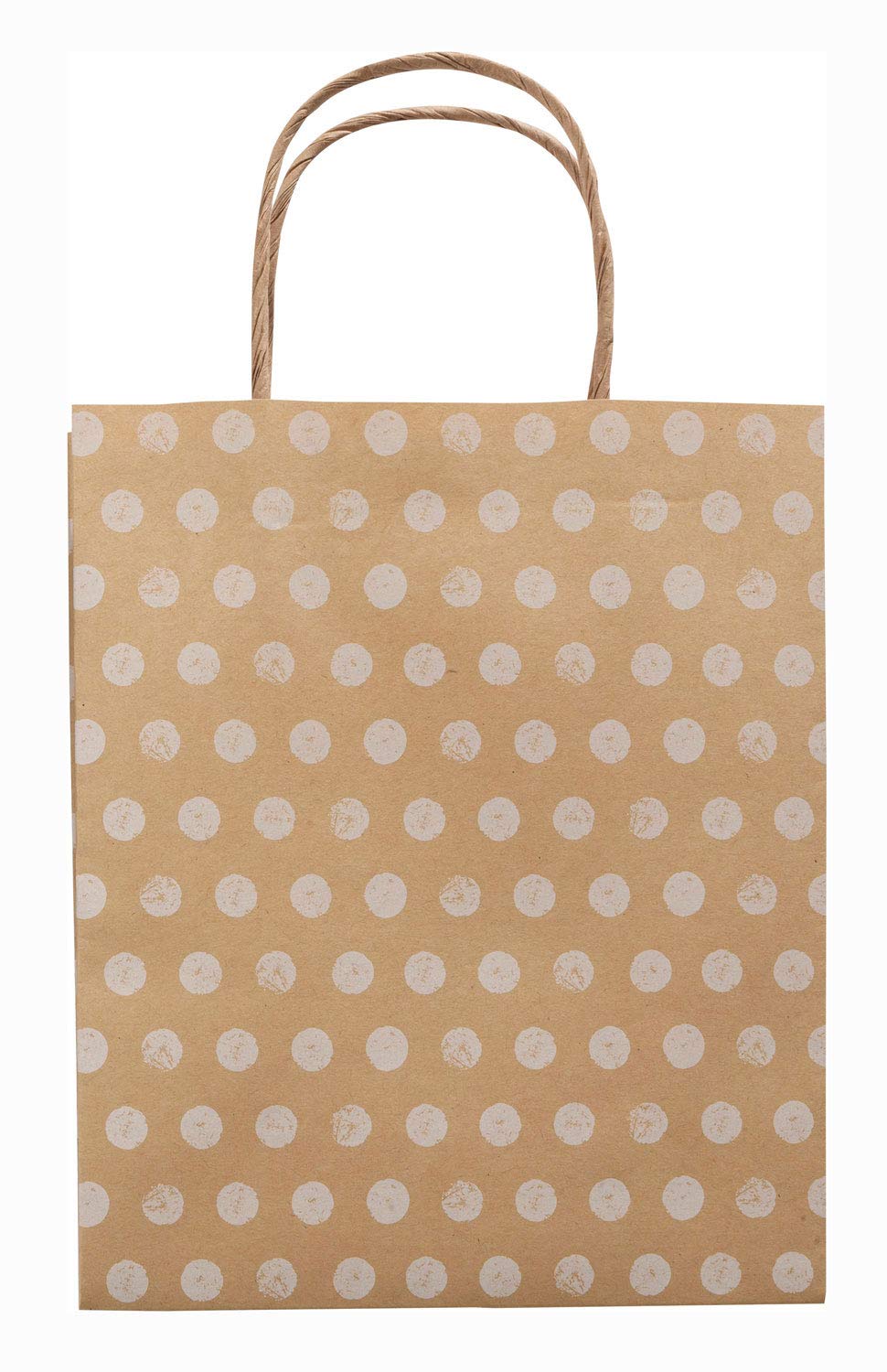 folia 21223 Paper Bags Xmas Made of Brown Kraft Paper Gift Bags Partially with Hot Foil Embossing Pack of 3 Approx. 12 x 5.5 x 15 cm Assorted in 3 Designs for Crafts Decorating and Giving - Image 3