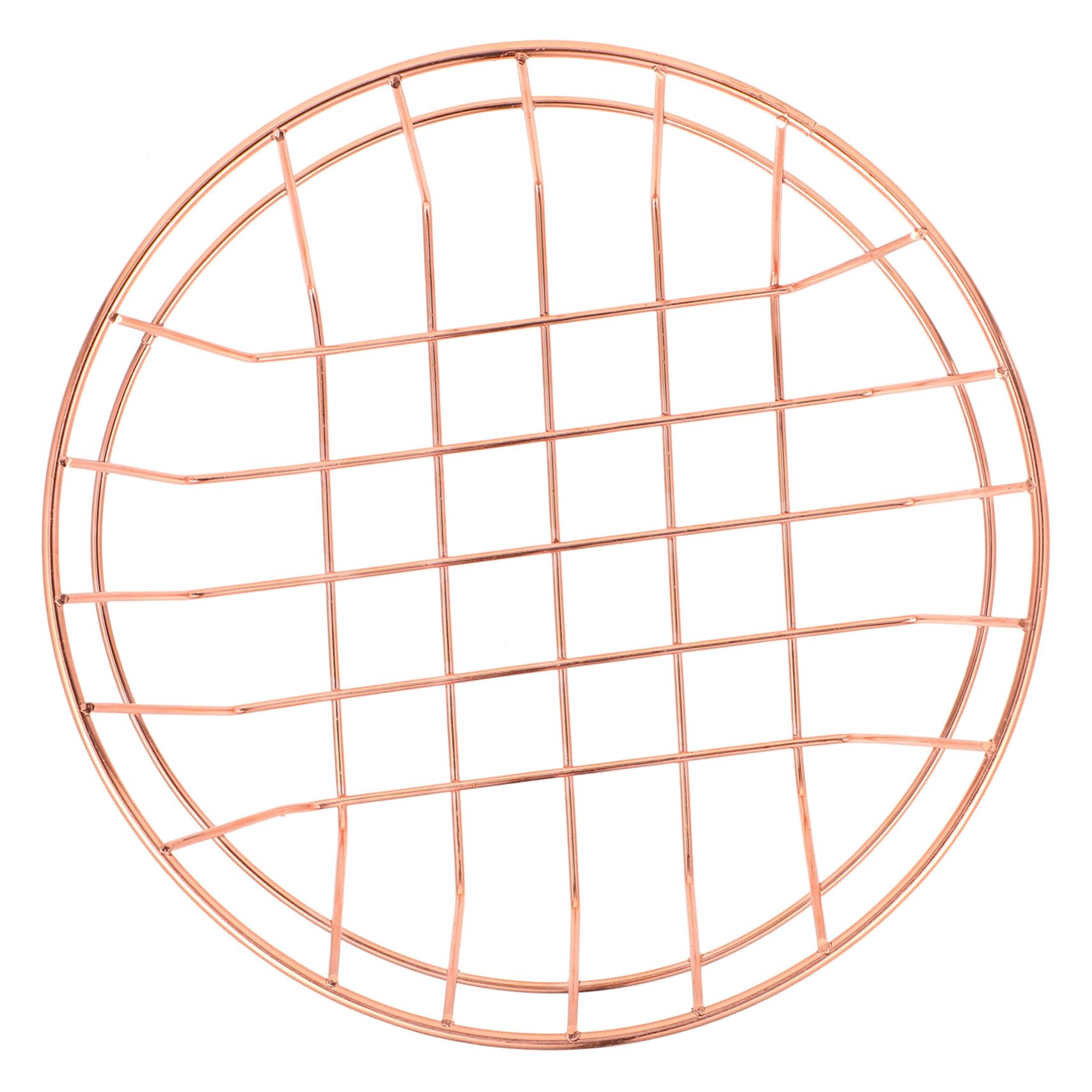 HOLIDYOYO Snack Wire Basket for French Fries Fruits Sturdy Storage Container with Hollowed Design for Freshness Elegant Fast Food Basket for Home Dining Table