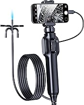 AOPICK Endoskopkamera mit Licth, AOPICK 360°1080P HD Drehbar Inspektionskamera IP67 Wasserdichtes Rohrkamera Kanal Endoskop Kamera mit 8LEDs (1M)