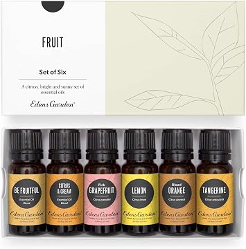 Edens Garden Fruit Essential Oils 6 Set 100% Pure 10 ml/ 6 Pack