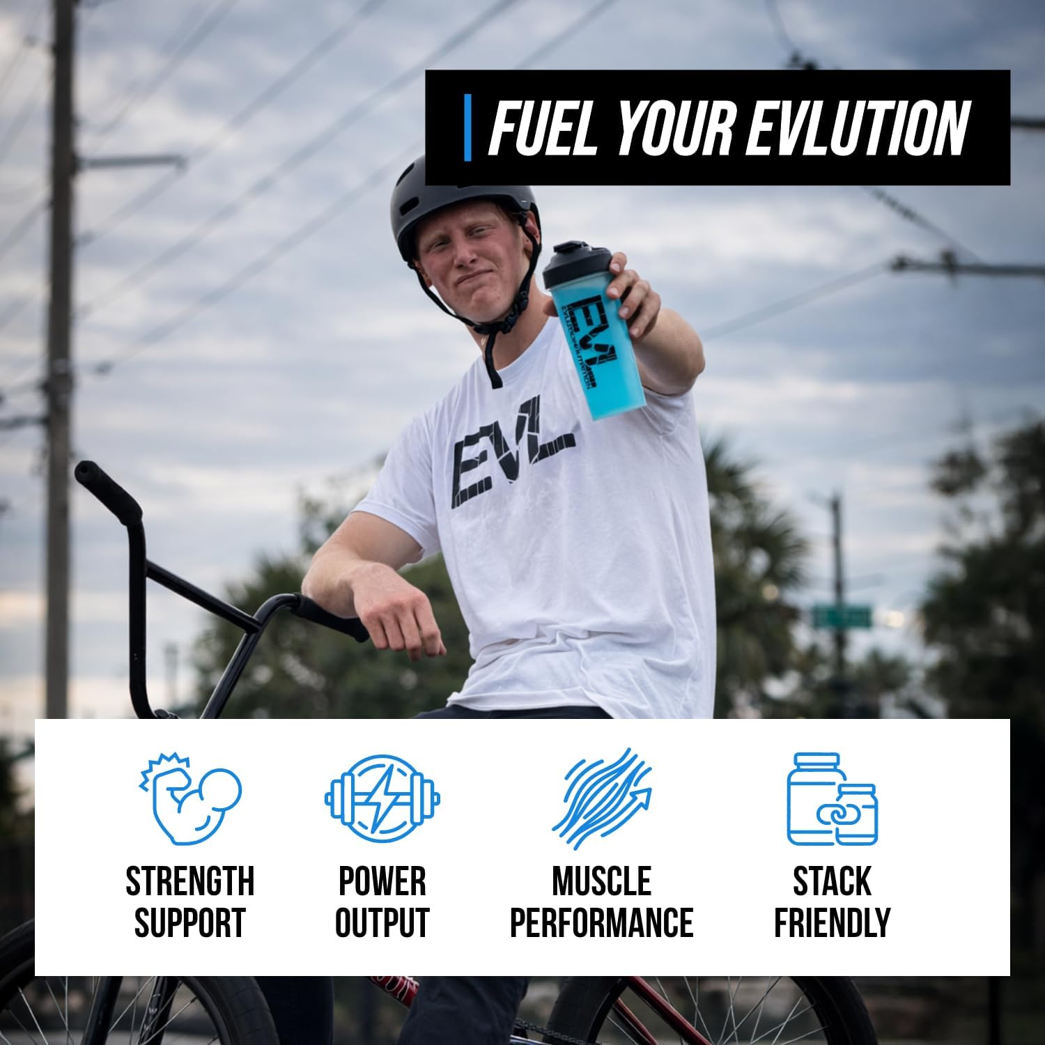 Evlution Nutrition Creatine 5000 - Supports Faster Recovery, Lean Muscle Growth & Performance - Pre & Post Workout Powder - 5000mg Pure Creatine Monohydrate Per Serving - 100 Servings - Unflavored