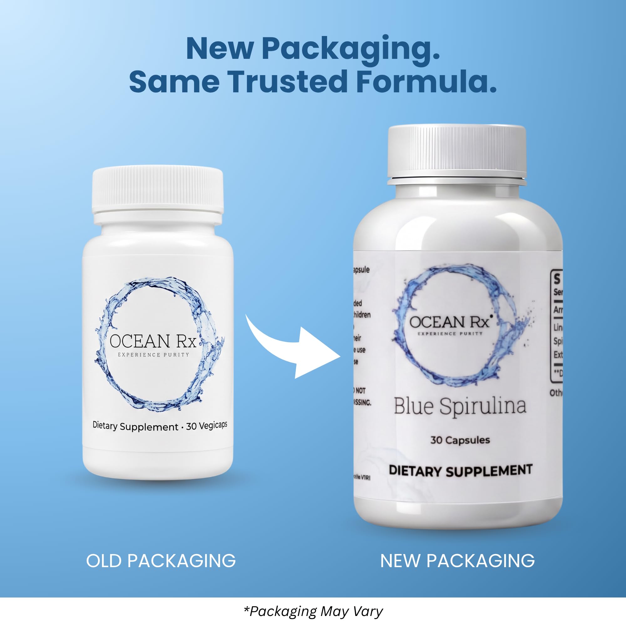 Pure Blue Spirulina Capsules | Natural Superfood | Prebiotic Phycocyanin Supplement | Healthy Skin, Oral Health, & Wound Recovery | 30 Serving Bottle — Amazon image 9