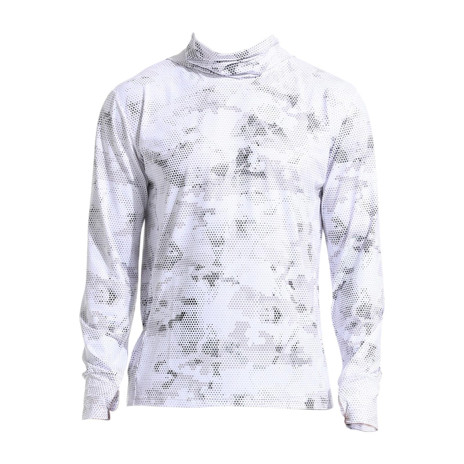 Men's Sun Protection Hoodie Shirt Sun Protective Clothes for Fishing Outdoor L-image-35