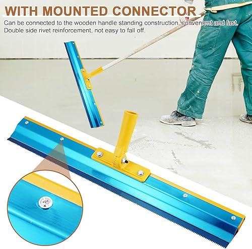 Miniatura 5 de Kit de herramientas de cemento autonivelante, herramientas de hormigón autonivelantes, kit de herramientas de piso de rodillo epoxi con zapatos de