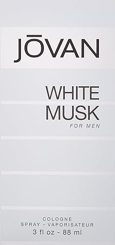 Jovan Musk Aftershave for Men | 8 oz Long-Lasting Cologne(White Musk EDC,3 Fl Oz (Pack of 1))