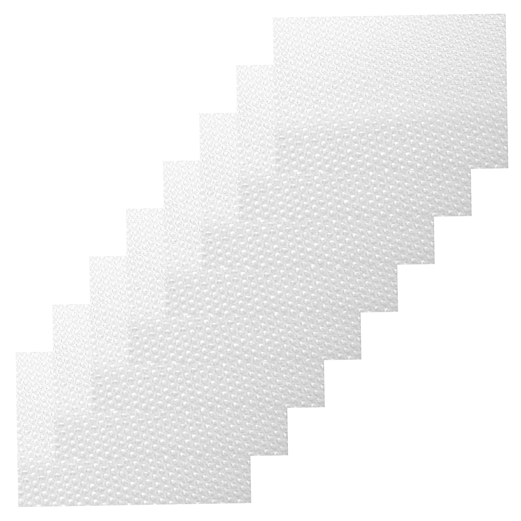 Refrigerator Liners, 8PCS 18x12 Inch Plastic Fridge Liners, Cuttable Washable Refrigerator Mats, Non Slip Drawer Liner for Kitchen Shelf Shelving Cupboard Cabinet Refrigerator Shelf Liners Refrigerato