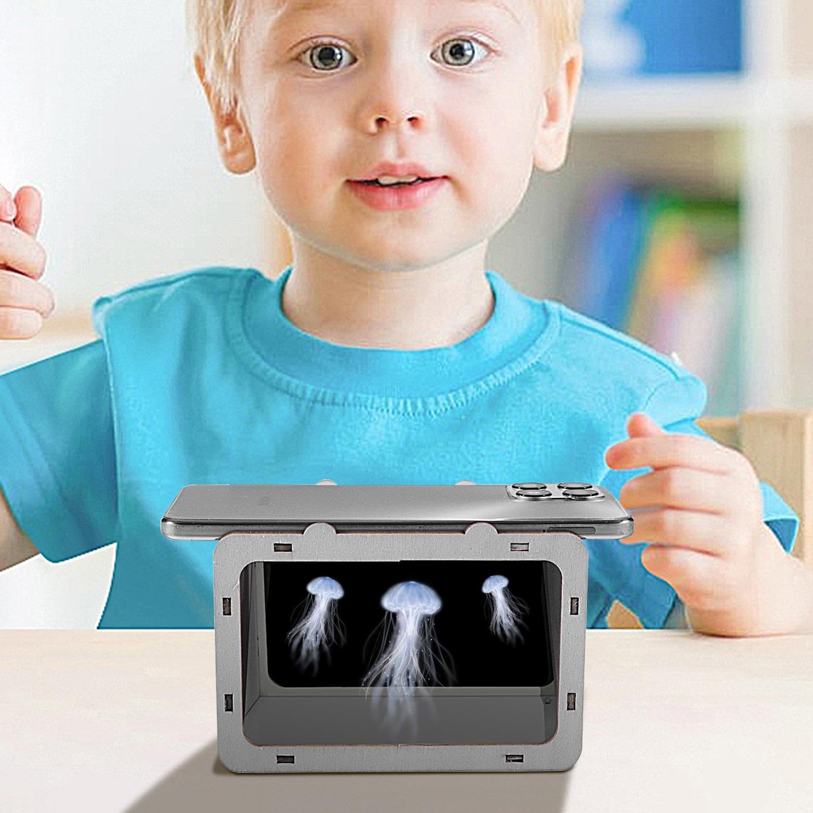 Projecteur D'Hologram Cinéma À Domicile Holographique pour Téléphone Smart Mobile Bracket