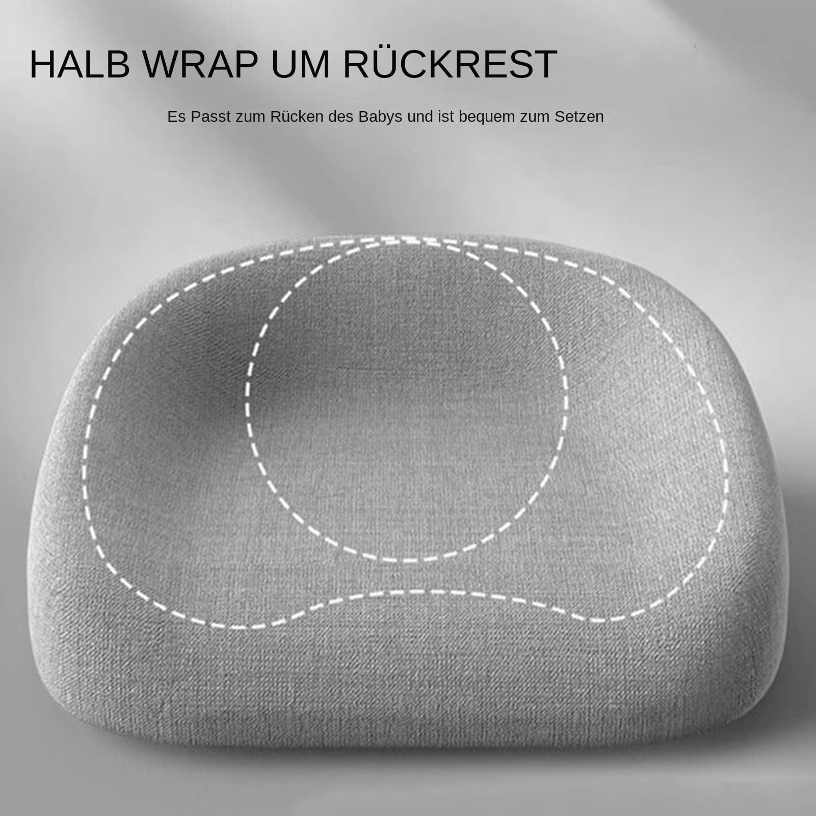Auftriebssitz Für Küchenstuhl, Kinderverstärker Sitz Für Esstisch | Erhöhung Des Essstuhlkissens Mit Verstellbaren Gurten Und Rutschboden | 13,7 X 14,9 X 2,3 Zoll, Abnehmbare Baumwollhöher