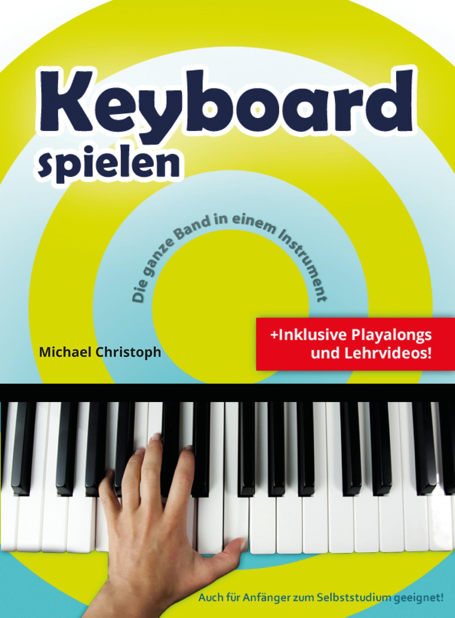 McGrey LK-6150 61 Tasten Set - Elektronisches Keyboard mit 61 Tasten - Leuchttasten und Lautsprecher - inkl. Musikschule - ideal für Schüler und Anfänger - Schwarz