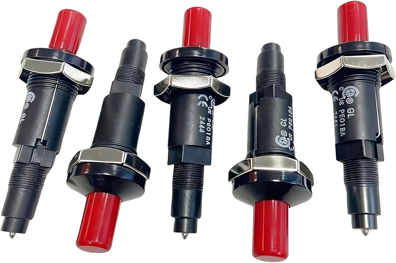 Universal Piezo Igniter Kit, 5Pack, One Outlet Push Button | Outdoor Camping & Cooking Gear, BBQ Equipment, Household Gas Heaters/Water Heaters.