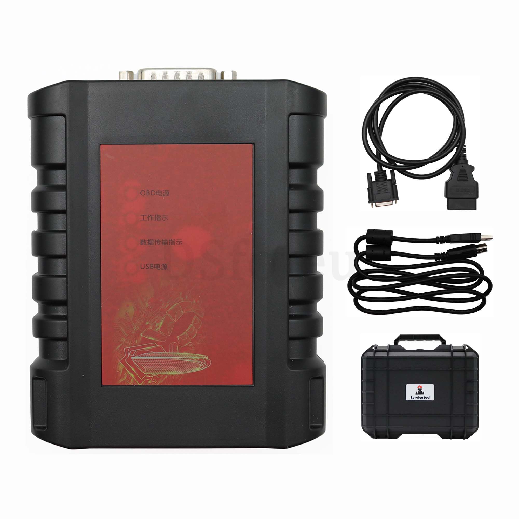 for WeiChai 6-in-1 EOL OBD Calibration Diagnostic Tool Engine Detector for SINOTRUK HOWO SHACMAN Heavy Duty Truck Scanner (Tool with Software)