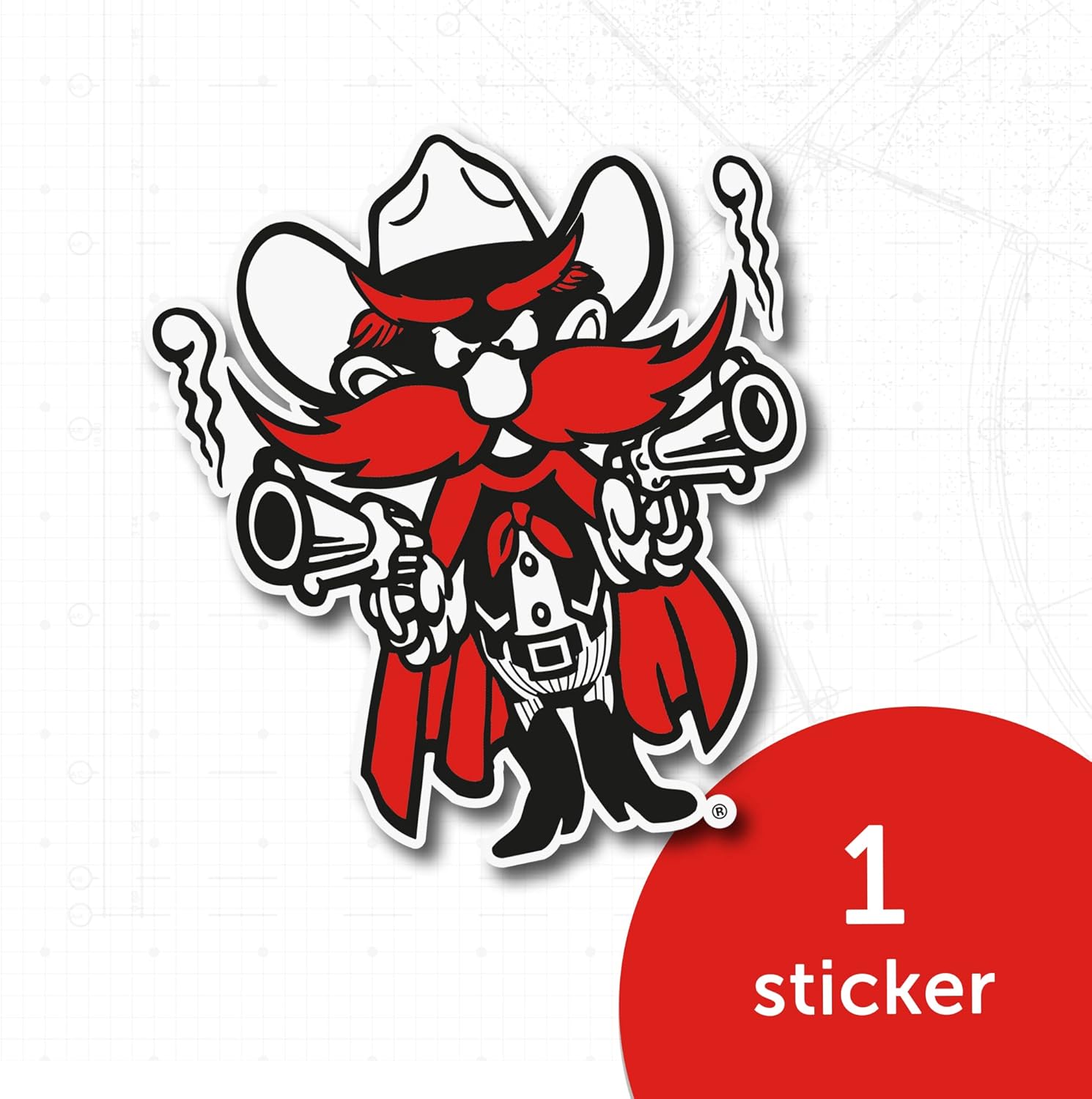 Desert Cactus Texas Tech University Sticker Vinyl Decal Laptop Water Bottle Car Scrapbook (IND 23) - Image 4