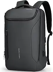 MARK RYDEN Mochila executiva masculina, tecnológica com porta USB, à prova d’água, com design de carro esportivo, para viagem, acomoda notebook de até 17,3 polegadas