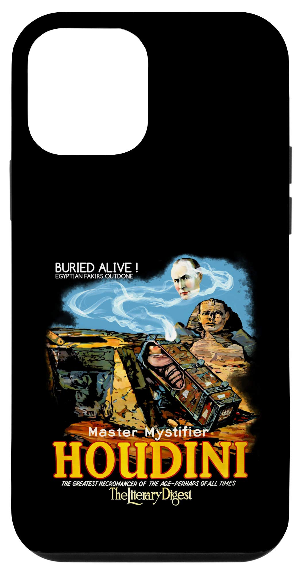 iPhone 12 mini Vintage Magic Houdini Poster Stage Magician Gift Case