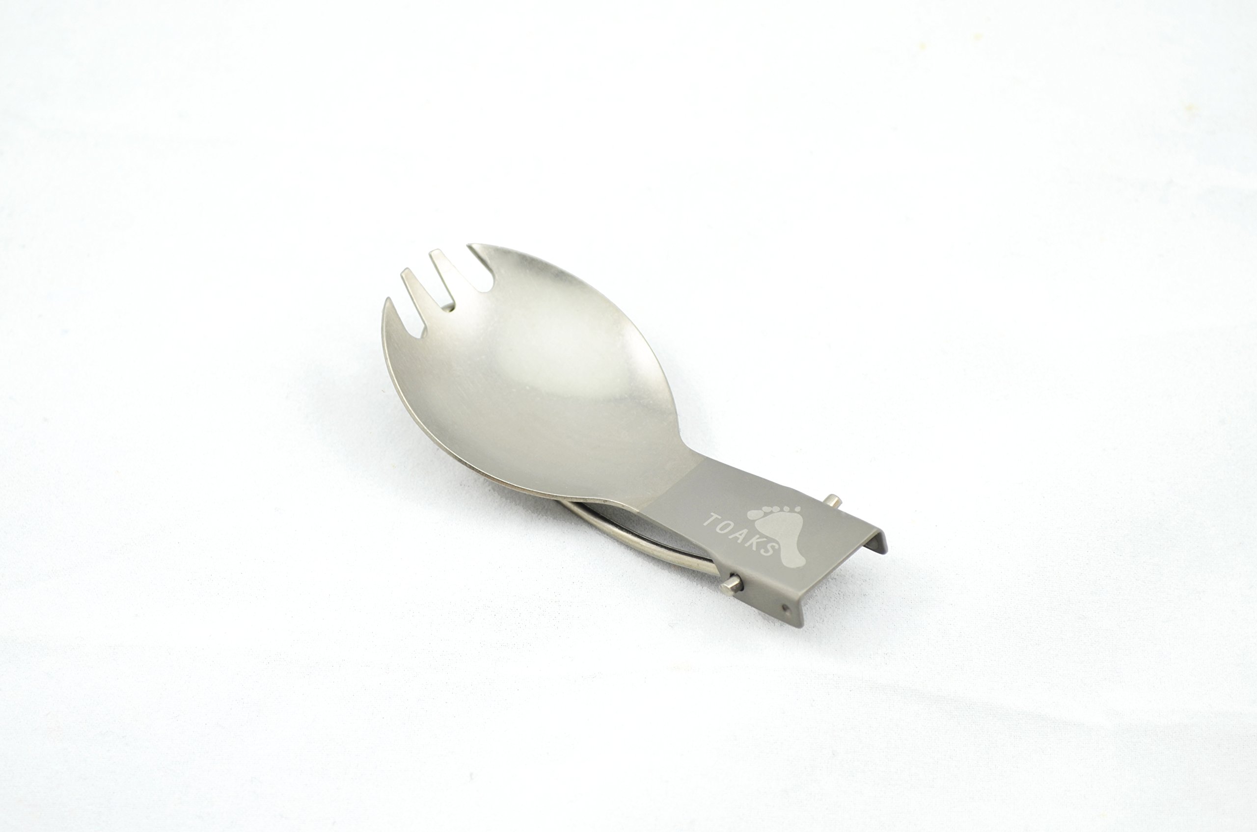 TOAKS Titanium Folding Spork by (SLV-06)
