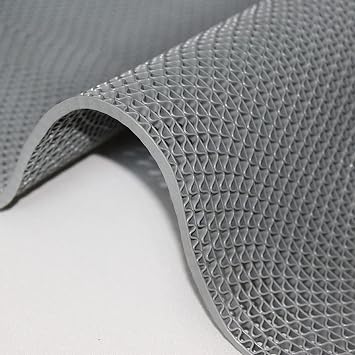 Swimming Pool Ladder Mat,Protective Pool Ladder Pad Step Mat Swimming Pool Step Pad for Above Ground Pool Ladder with Non-Slip Texture,Commercial Drainage Mat,Gray/Grey,0.95M/316.4FT