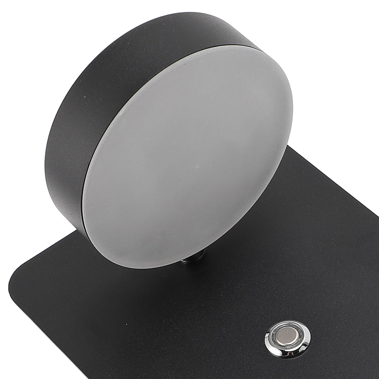 Luz de Pared LED Enchufable, Cabezal de Lámpara Giratorio de 350 Grados con Puerto de Carga USB 12W SMD 2835LED para Luz Nocturna de Dormitorio