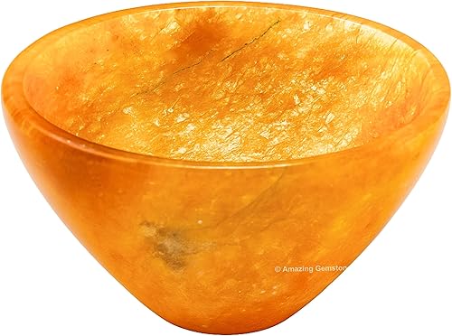 Miniatura 162 de Amazing Gemstone Clear Quartz Crystal Bowl - 2" Gem Stone Bowl for Altar Offering