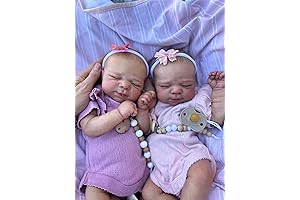 Reborn Twins Girls, 18 Inch Lifelike Reborn Baby Dolls That Look Real