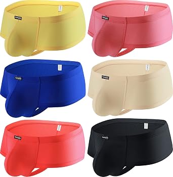 Mens High Stretch Low Waistline Cheeky Boxer Briefs Sexy Brazilian Back Mens Underwear Mini Cheek Thong