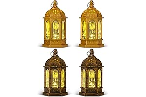 4PCS LED Ramadan Lantern for Ramadan Party Decor