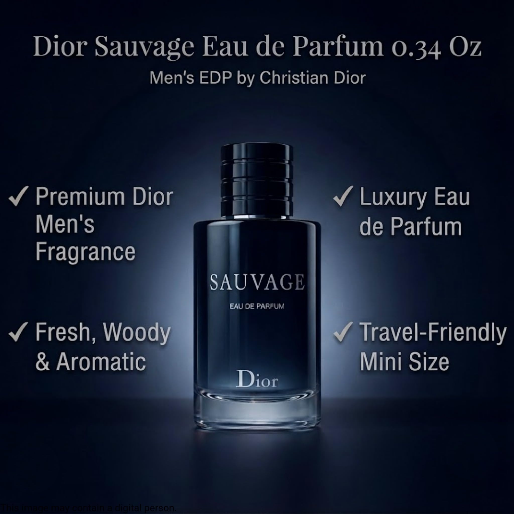 Amazon.com : Sauvage by Christian Dior for Men 0.34 oz Eau de