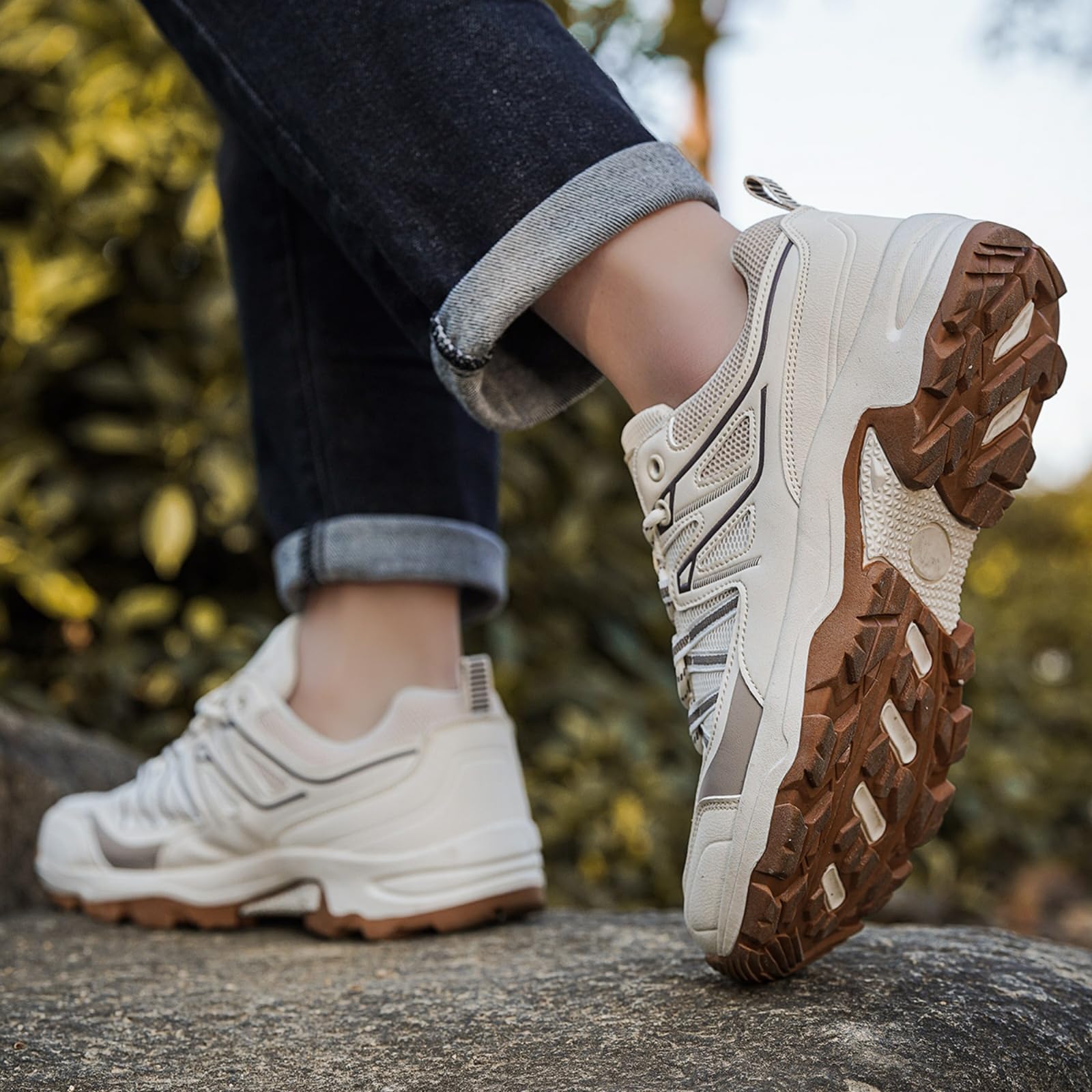 Scarpe Trekking Uomo Leggere per Viaggi Escursionismo Camminate