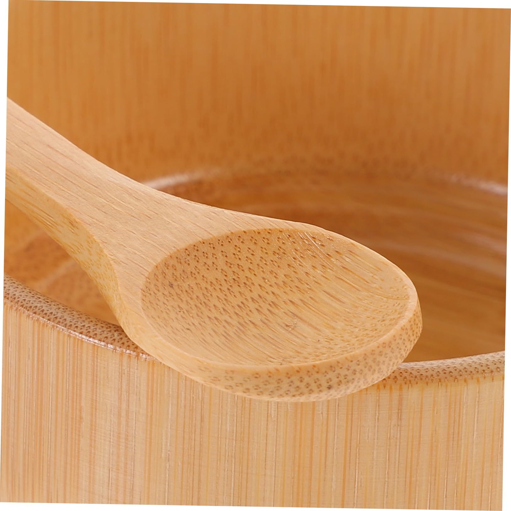 minkissy Facial Mask Mixing Bowl Set Bamboo Mask Brush Skincare Spoon Wood Bowl Beauty Salon Tool