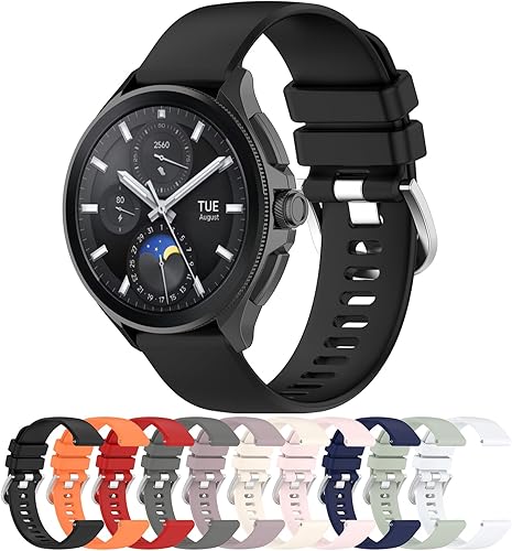 Miniatura 3 de Pulseras de repuesto compatibles con Huawei Watch 2 Pro, correa de muñeca ajustable de silicona suave de 0.866 pulgadas con accesorios de reloj de