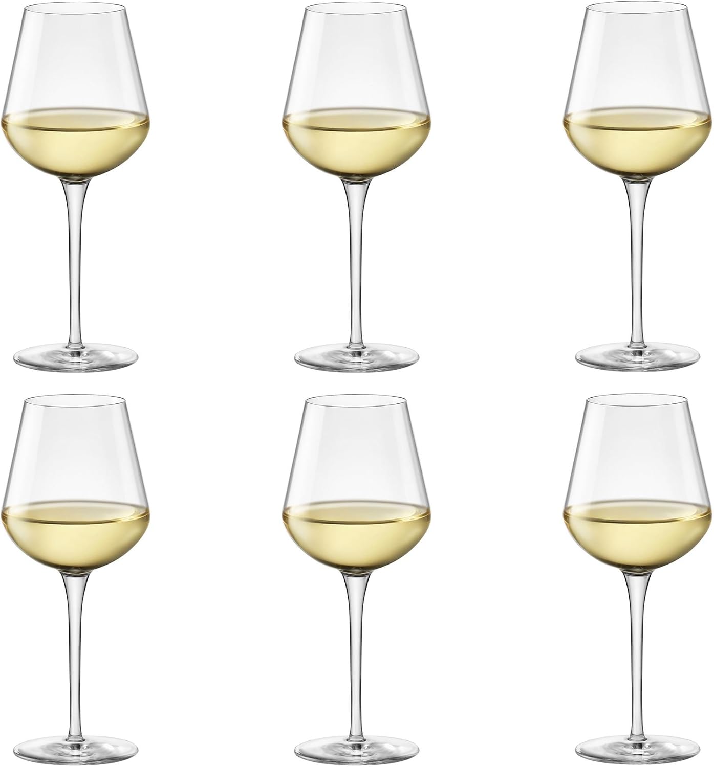 Bormioli Rocco Nexo - Lot De 6 Verres à Vin Blanc Élégants Et Modernes, Lavables Au Lave-Vaisselle