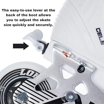 Alkali Cele Adjustable Senior Junior Youth Roller Inline Hockey Skates, New Model