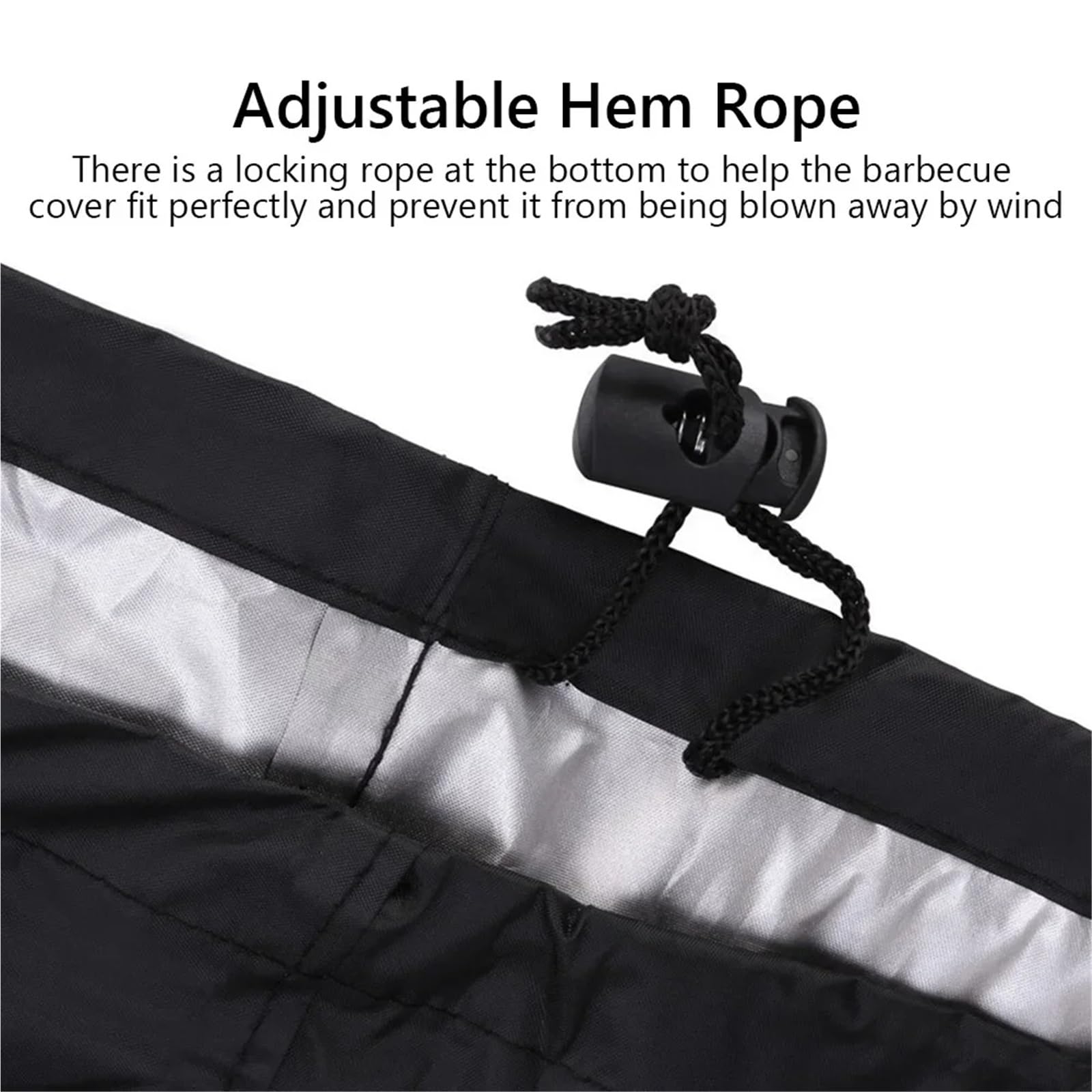 Funda Impermeable for Barbacoa, Resistente a la Lluvia y a los Rayos UV, for barbacoas de Gas, carbón Otros Utensilios jardín para Barbacoa(XXL)