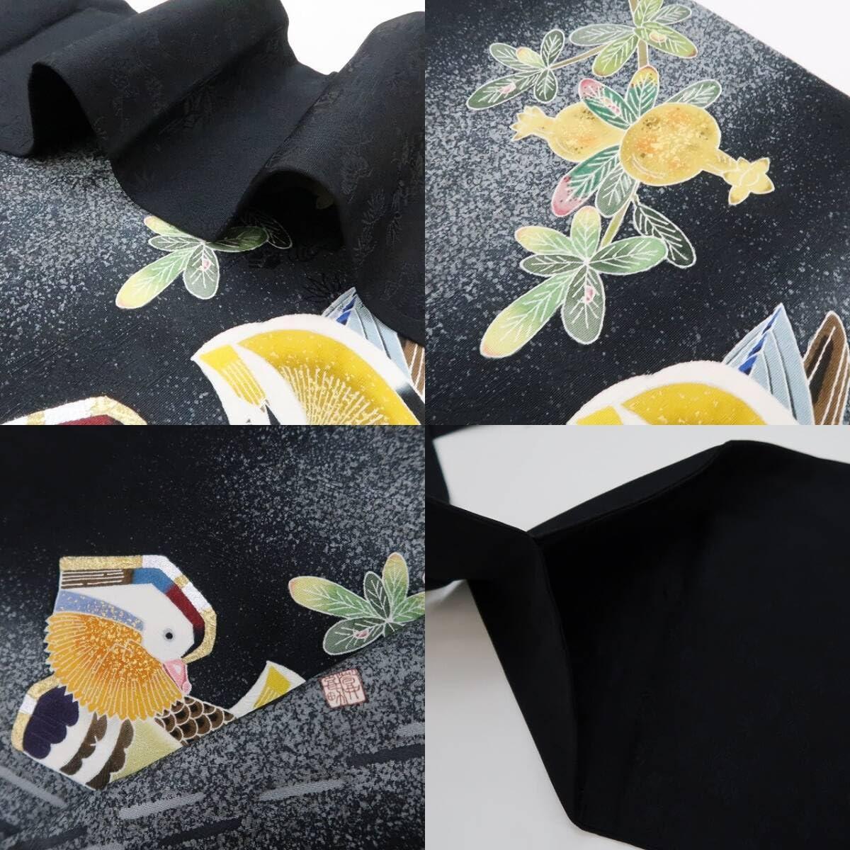 Amazon.co.jp: ゆめsaku2 人間国宝 羽田登喜男 落款 鴛鴦“貴女だけの