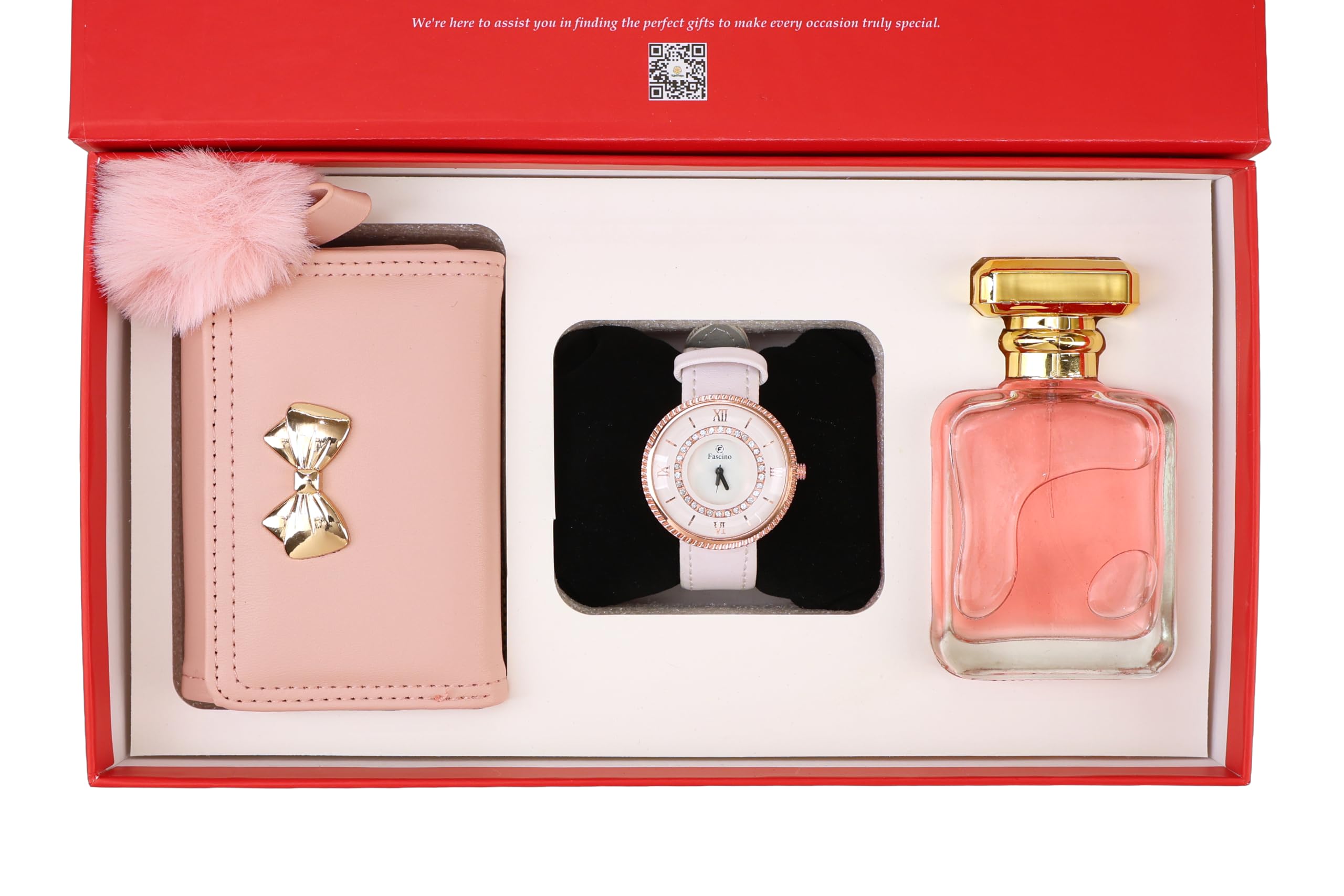 Women’s Gift Combo Set – Wallet, Perfume & Watch | Birthday Gift for Women, Wife, Girlfriend | Luxury Hamper for Girls & Ladies-image-6