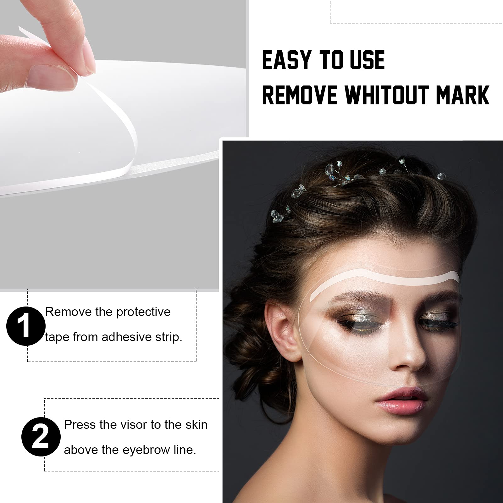 Clear Face Visor for Microblading, Permanent Makeup,Eyelash Extensions