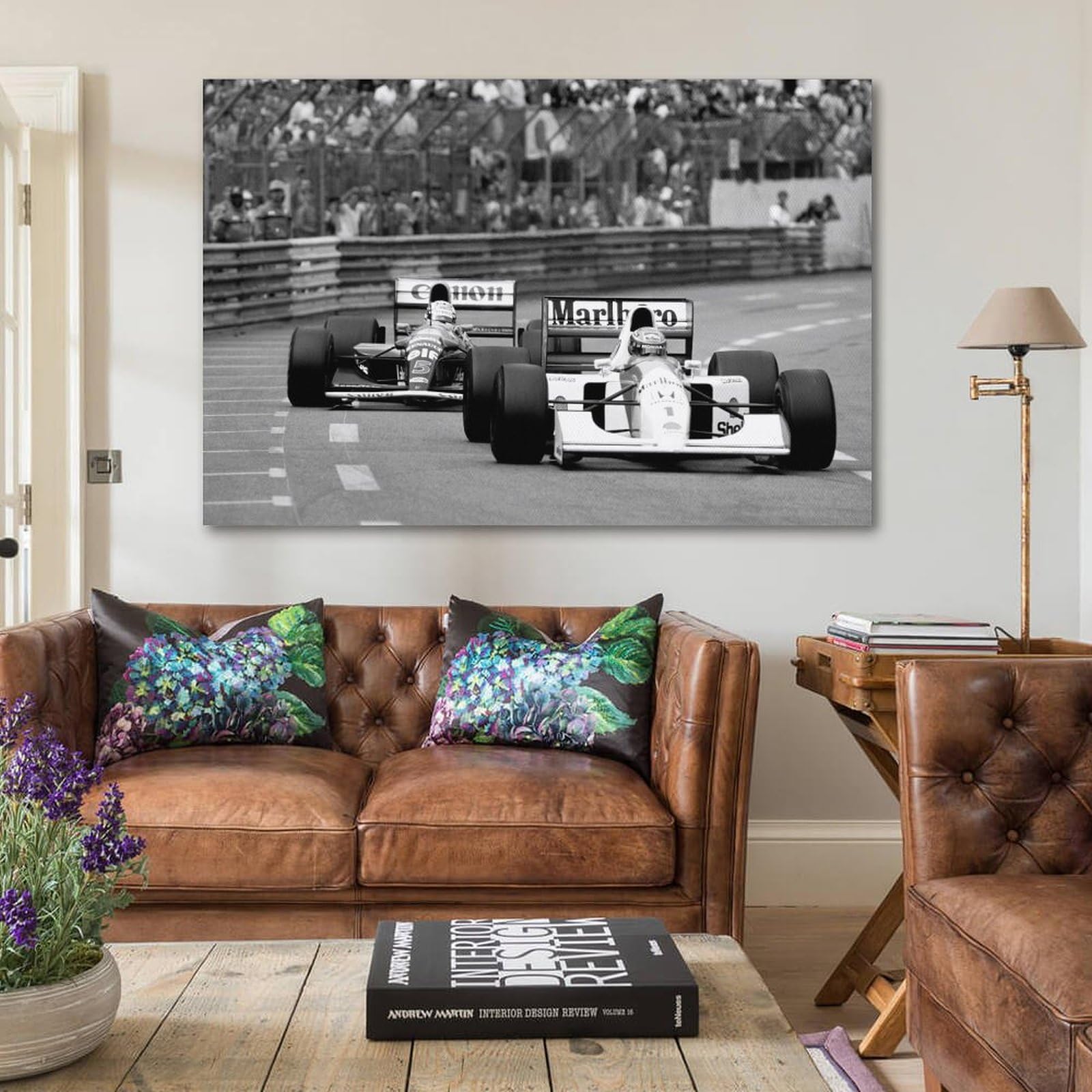 Poster F1 Décoration Murale 30x45 Cm - Style Sport Automobile, Sans Cadre
