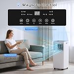 Portable Air Conditioner, 10000 BTU Portable AC Unit Cools Up to 340 Sq.Ft, 3-in-1 Air Conditioner with Cooling, Dehumidifier & Fan, 24H Timer, Remote, 24H Timer, Window Kit, for Bedroom/Office