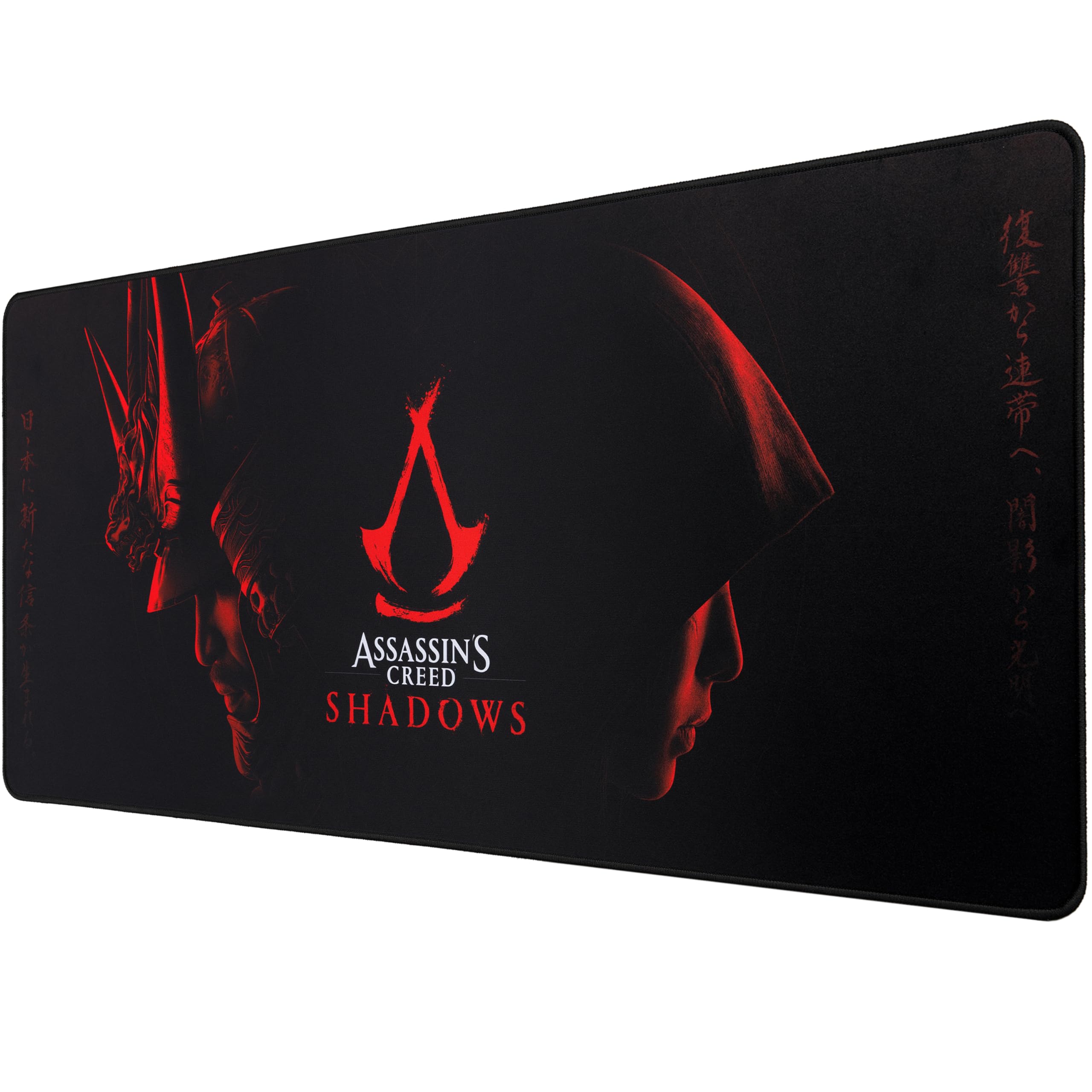 Subsonic XXL Mouse Pad - Desk Pad Assassin's Creed 90x40 cm - Smooth Surface Optimized for Sensors, Non-Slip Base, Stitched Edges