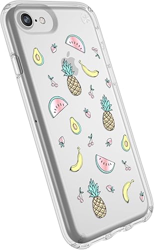 Miniatura 2 de 'Speck Products Presidio transparente + impresión Cell teléfono celular para iPhone 876S6beamingbunch MoradoTransparente