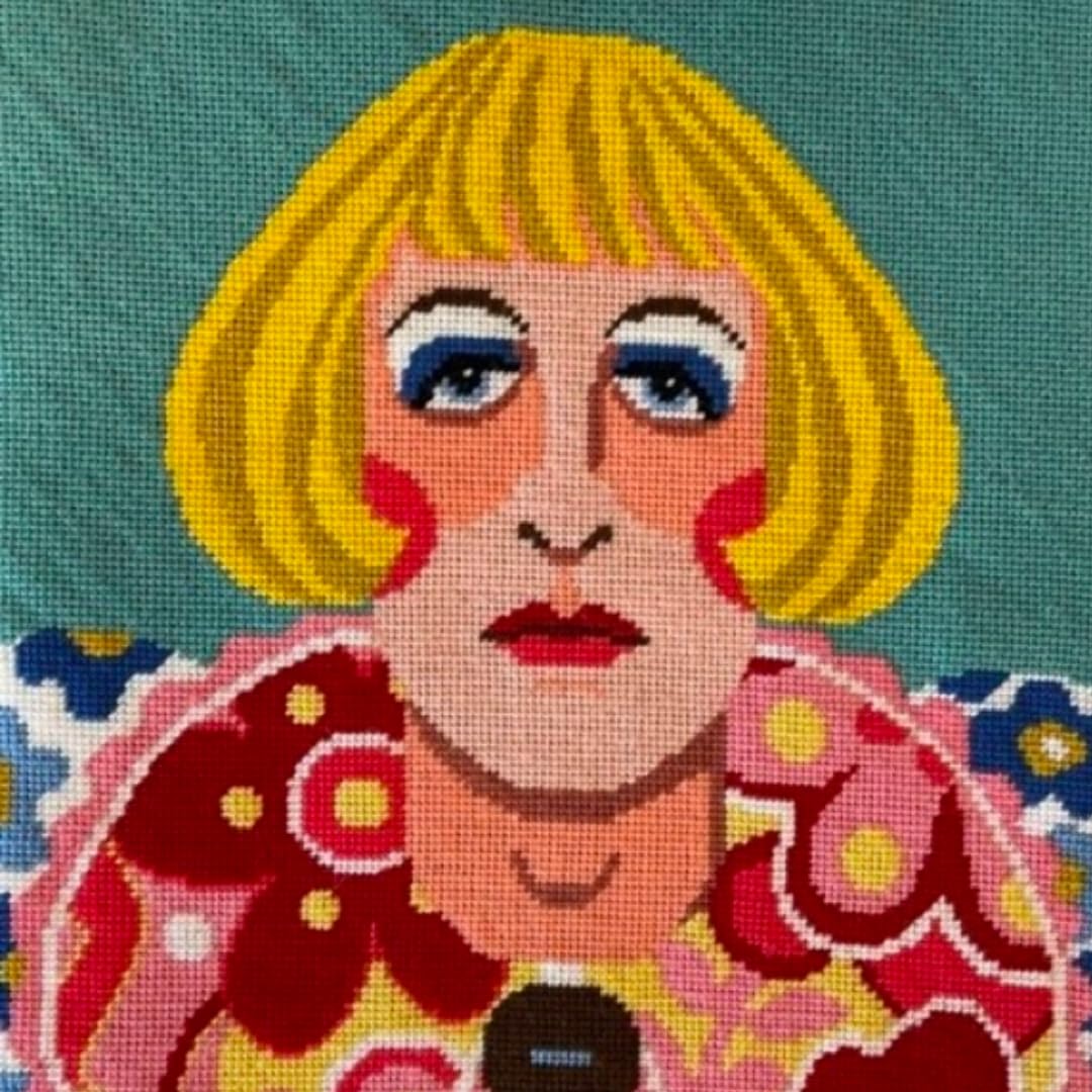 HM NABAVIAN Appletons Wool Needlepoint Kit – Portraits Range - Grayson Perry Designed by Emily Peacock