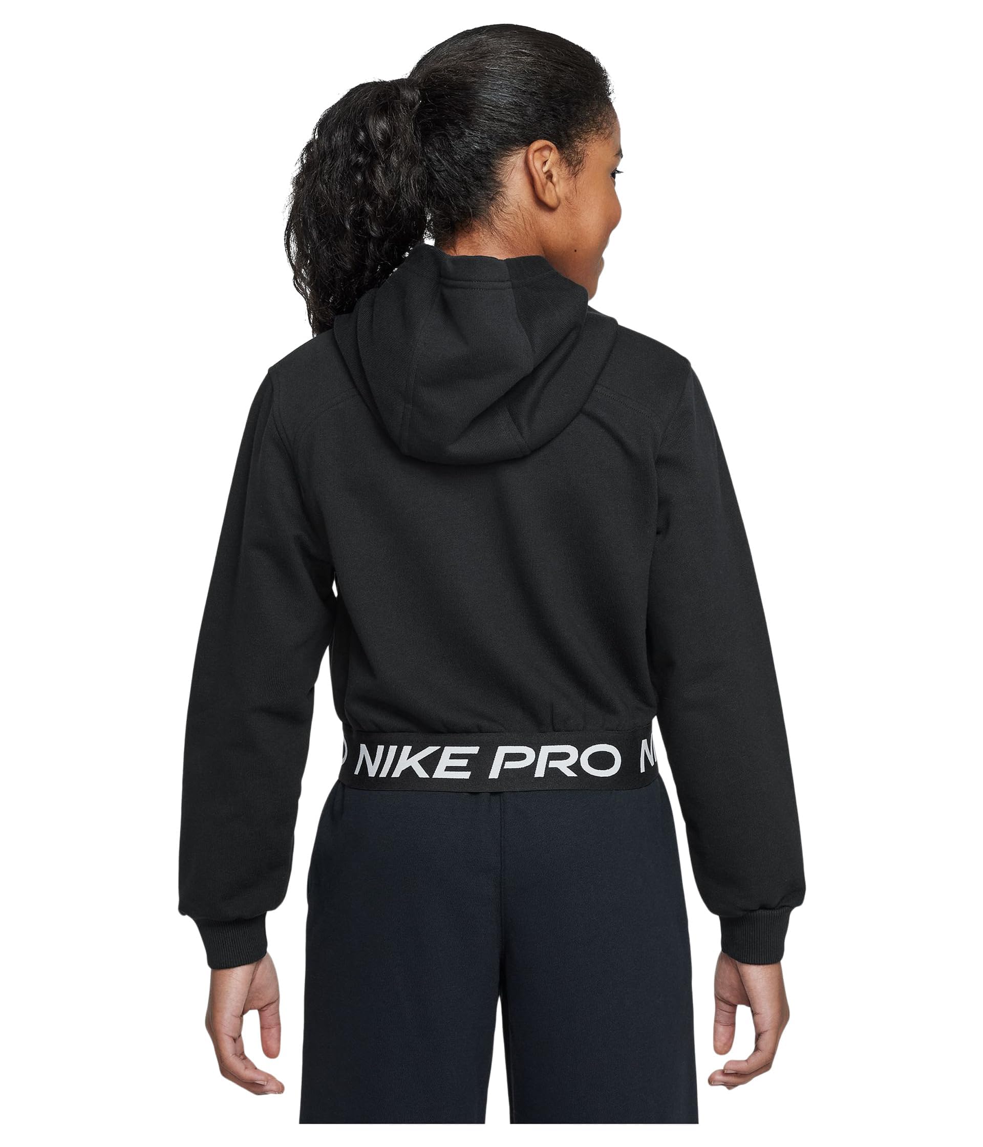 Nike Pro Fleece Dri-FIT-Kapuzenjacke für ältere Kinder (Mädchen), HQ9312