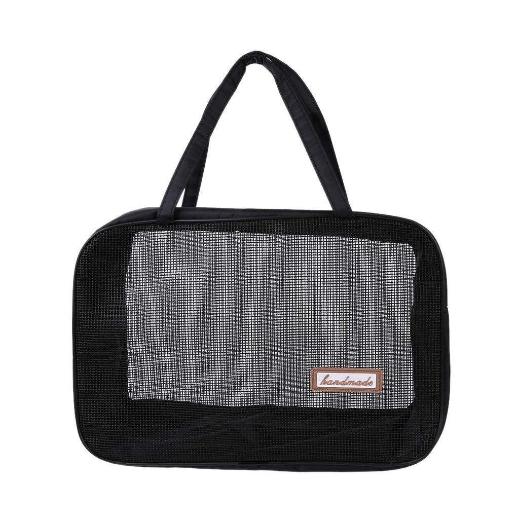 MENGSHI Travel Toiletry Bag, Bathing Bag Mesh Shower Toiletry Pouch Travel Makeup Storage Holder for Men, Women and Kids