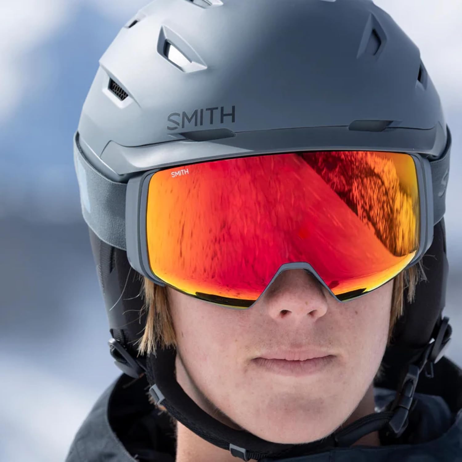 SMITH Level Helmet for Men – Adult Snowsports Helmet with MIPS Technology + Zonal Koroyd Coverage – Lightweight Protection for Skiing & Snowboarding